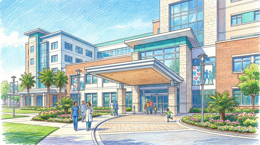 Children's Healthcare of Atlanta medical campus entrance