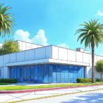 Upscale Beverly Hills medical office building exterior