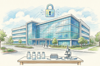The extortion group has posted the biopharmaceutical firm, claiming access to internal documents and databases.