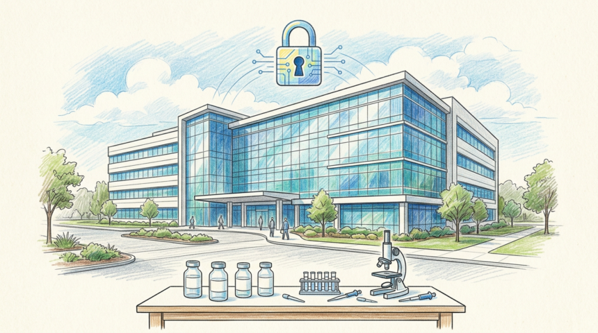 The extortion group has posted the biopharmaceutical firm, claiming access to internal documents and databases.