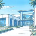 Modern community health clinic campus in Southern California