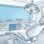 Bright modern dental clinic treatment room