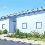 Community health center building exterior