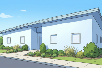Community health center building exterior